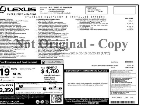 Used 2019 Lexus LC 500 image 31