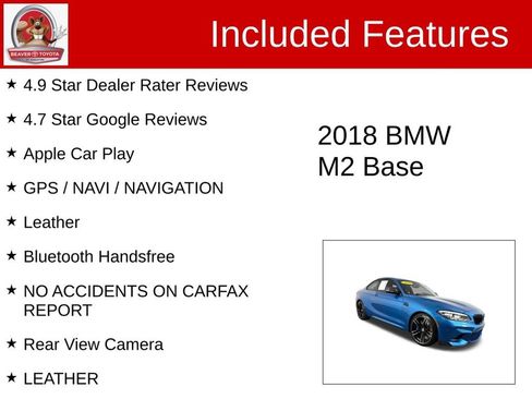 Used 2018 BMW M2 RWD image 4