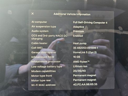 Used 2023 Tesla Model S Standard Range AWD/4WD image 3