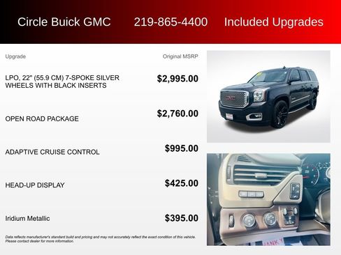 Used 2016 GMC Yukon Denali w/ Open Road Package AWD/4WD image 3
