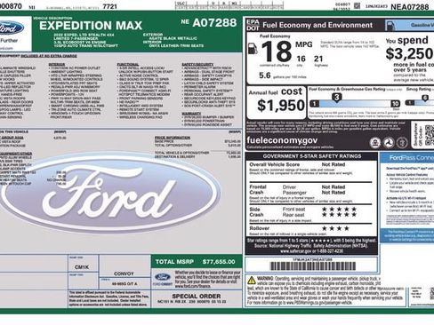 Used 2022 Ford Expedition Max Limited AWD/4WD image 9