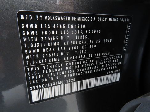 New 2026 Volkswagen Taos S FWD image 27