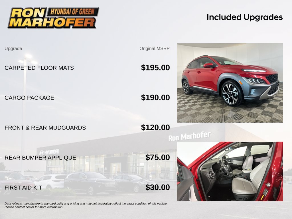 Certified 2022 Hyundai Kona Limited w/ Cargo Package AWD/4WD image 6