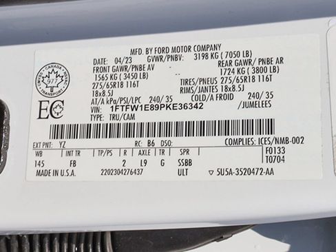 Used 2023 Ford F150 XLT w/ Equipment Group 301A Mid AWD/4WD image 43