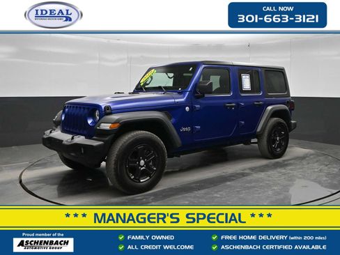 Used 2019 Jeep Wrangler Unlimited Sport S AWD/4WD image 1