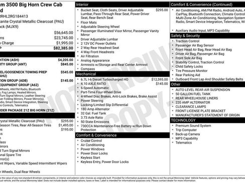 Used 2024 RAM 3500 Big Horn w/ Night Edition AWD/4WD image 6