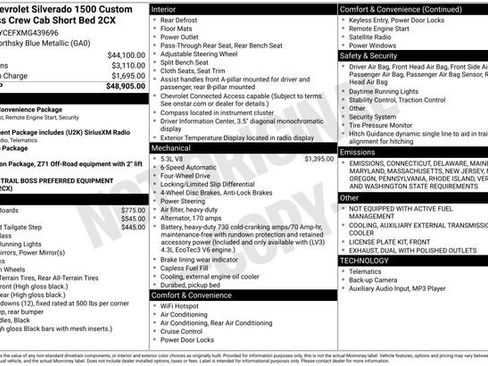 Used 2021 Chevrolet Silverado 1500 Custom Trail Boss image 15