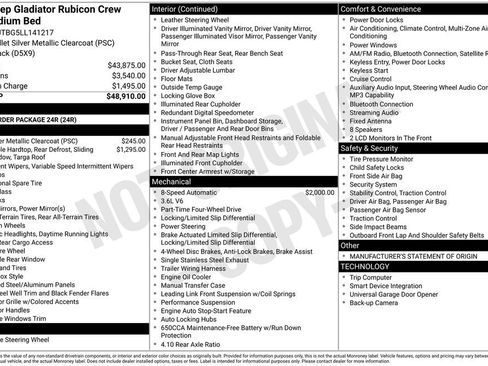 Used 2020 Jeep Gladiator Rubicon image 34