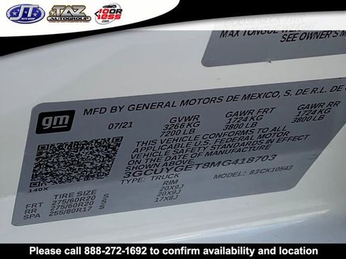 Used 2021 Chevrolet Silverado 1500 LTZ w/ Z71 Off-Road Package AWD/4WD image 21