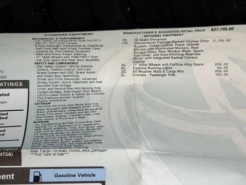 Used 2012 Toyota FJ Cruiser 4WD w/ Convenience Pkg image 38