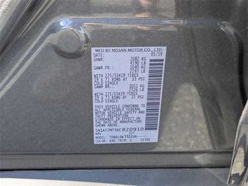 Used 2019 Nissan Rogue SL w/ Premium Package image 37