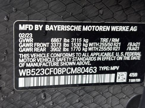 Used 2023 BMW iX xDrive50 w/ Premium Package AWD/4WD image 11