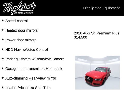 Used 2016 Audi S4 Premium Plus w/ Technology Package AWD/4WD image 7