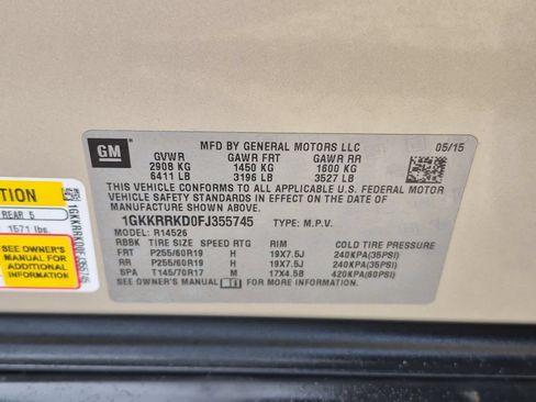 Used 2015 GMC Acadia SLT w/ Open Road Package FWD image 36