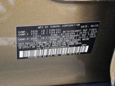Used 2025 Subaru Outback Wilderness AWD/4WD image 27
