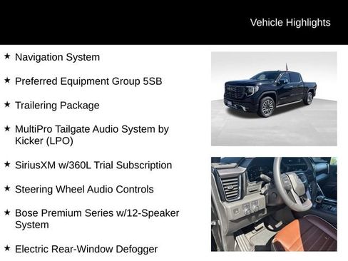 New 2025 GMC Sierra 1500 Denali Ultimate AWD/4WD image 8