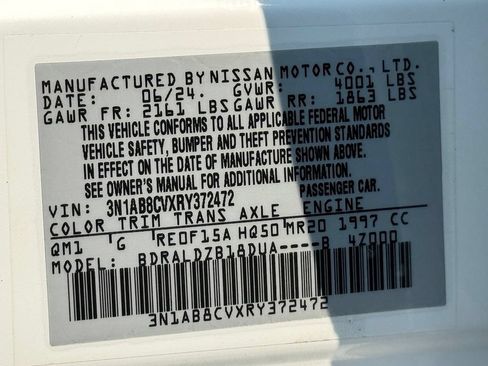 Used 2024 Nissan Sentra SV FWD image 39