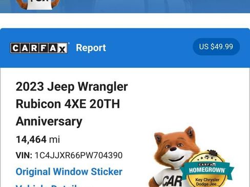 Used 2023 Jeep Wrangler Unlimited Rubicon 4xe AWD/4WD image 7