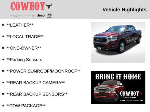 Used 2023 RAM 1500 Limited w/ Body Color Bumper Group image 2