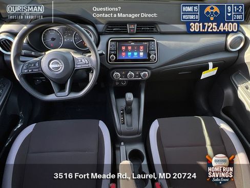 New 2025 Nissan Versa S w/ Trunk Package FWD image 17