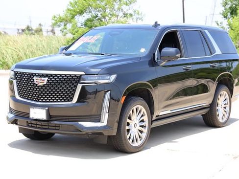 Used 2021 Cadillac Escalade Premium Luxury w/ Driver Assist Tech Package RWD image 3