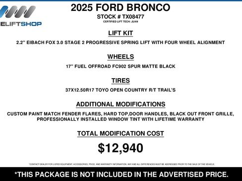 Used 2025 Ford Bronco Badlands image 2