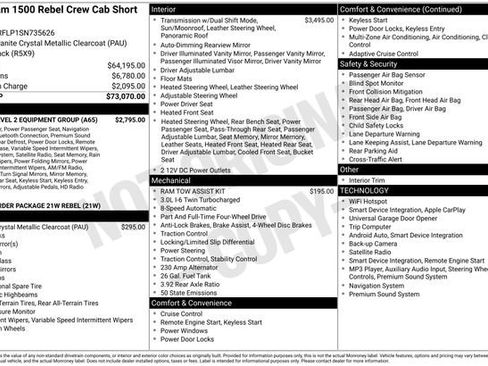 Used 2025 RAM 1500 Rebel w/ Rebel Level 2 Equipment Group AWD/4WD image 2