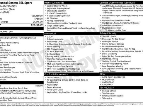 New 2026 Hyundai Sonata SEL FWD image 40