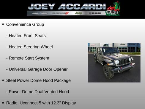 New 2026 Jeep Gladiator Rubicon w/ Dual Top Group image 9