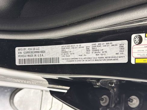 Used 2021 RAM 1500 Big Horn RWD image 30