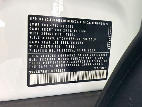 New 2026 Volkswagen Tiguan S FWD image 19