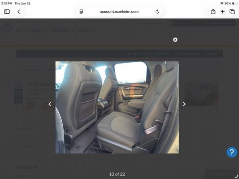 Used 2012 GMC Acadia SLE FWD image 5