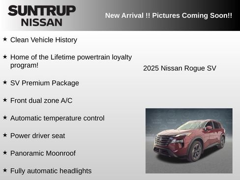Used 2025 Nissan Rogue SV w/ SV Premium Package FWD image 6