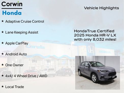 Used 2025 Honda HR-V LX image 9