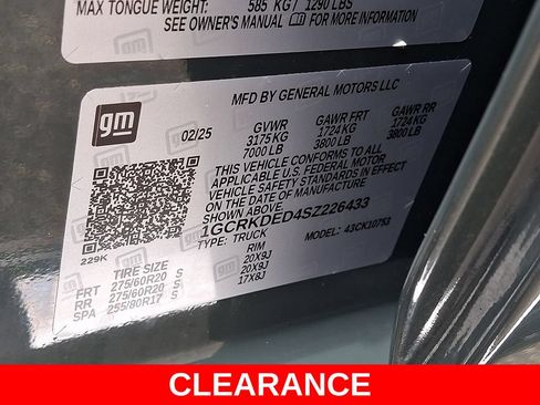 Used 2025 Chevrolet Silverado 1500 LT w/ Protection Package AWD/4WD image 27
