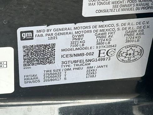 Used 2022 GMC Sierra 1500 Denali w/ Denali Reserve Package AWD/4WD image 40