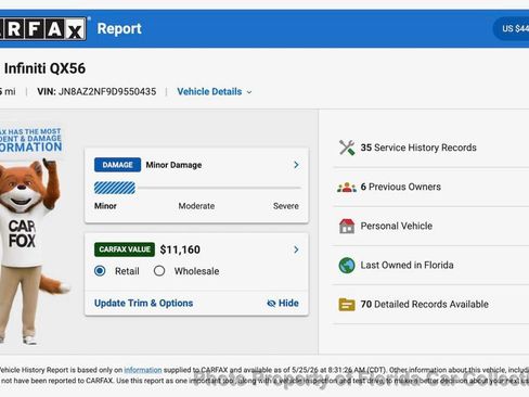 Used 2013 INFINITI QX56 2WD w/ Deluxe Touring Pkg image 13