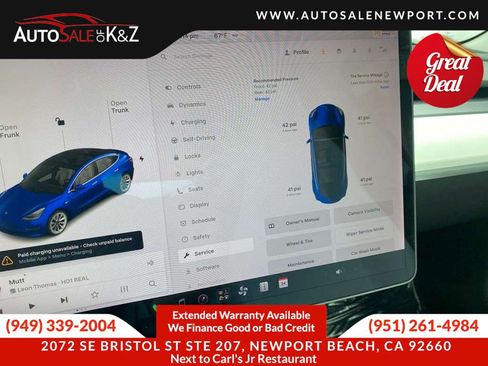 Used 2020 Tesla Model 3 Performance AWD/4WD image 40
