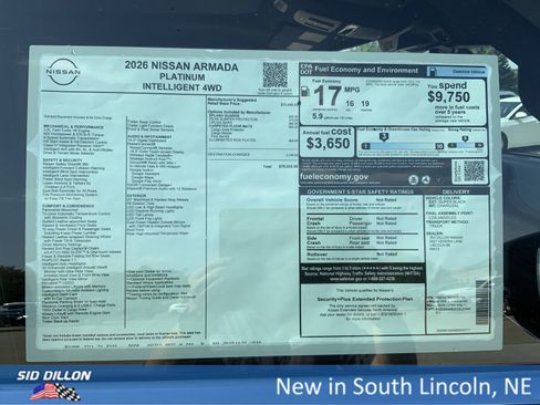 New 2026 Nissan Armada Platinum image 13