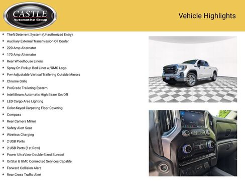 Used 2021 GMC Sierra 1500 SLT w/ SLT Premium Plus Package AWD/4WD image 19