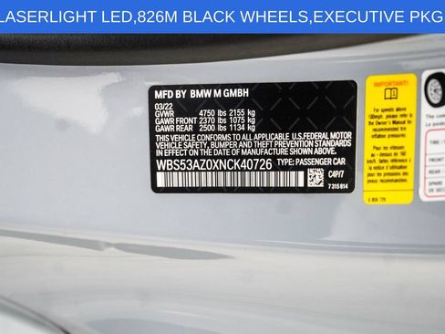 Used 2022 BMW M4 Coupe w/ Executive Package RWD image 54