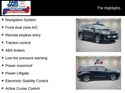 Used 2019 Toyota Highlander Limited AWD/4WD image 2