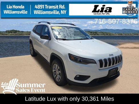 Used 2022 Jeep Cherokee Latitude Lux w/ Sun & Sound Group AWD/4WD image 1