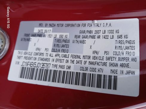 Used 2018 FIAT 124 Spider Abarth w/ Convenience Group image 12