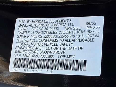 Used 2023 Honda Odyssey Elite image 34