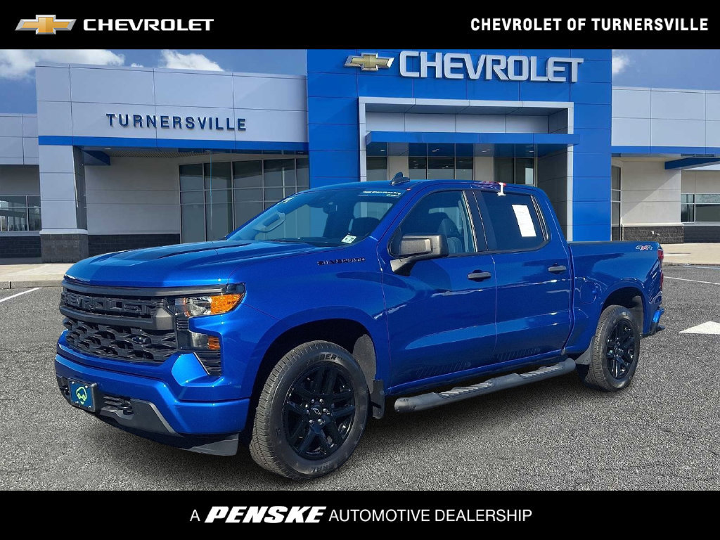 Certified 2022 Chevrolet Silverado 1500 Custom w/ Rally Edition AWD/4WD image 1