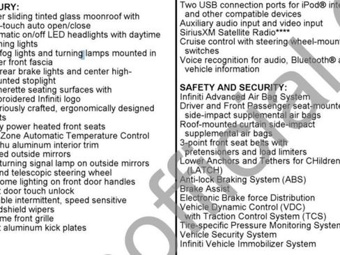 Used 2014 INFINITI Q50 Premium w/ Navigation Package image 21