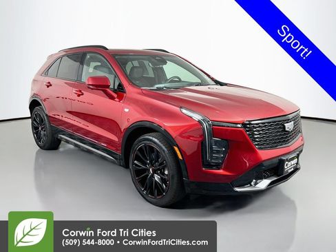 Used 2025 Cadillac XT4 Sport w/ LPO, Red Accent Package AWD/4WD image 1