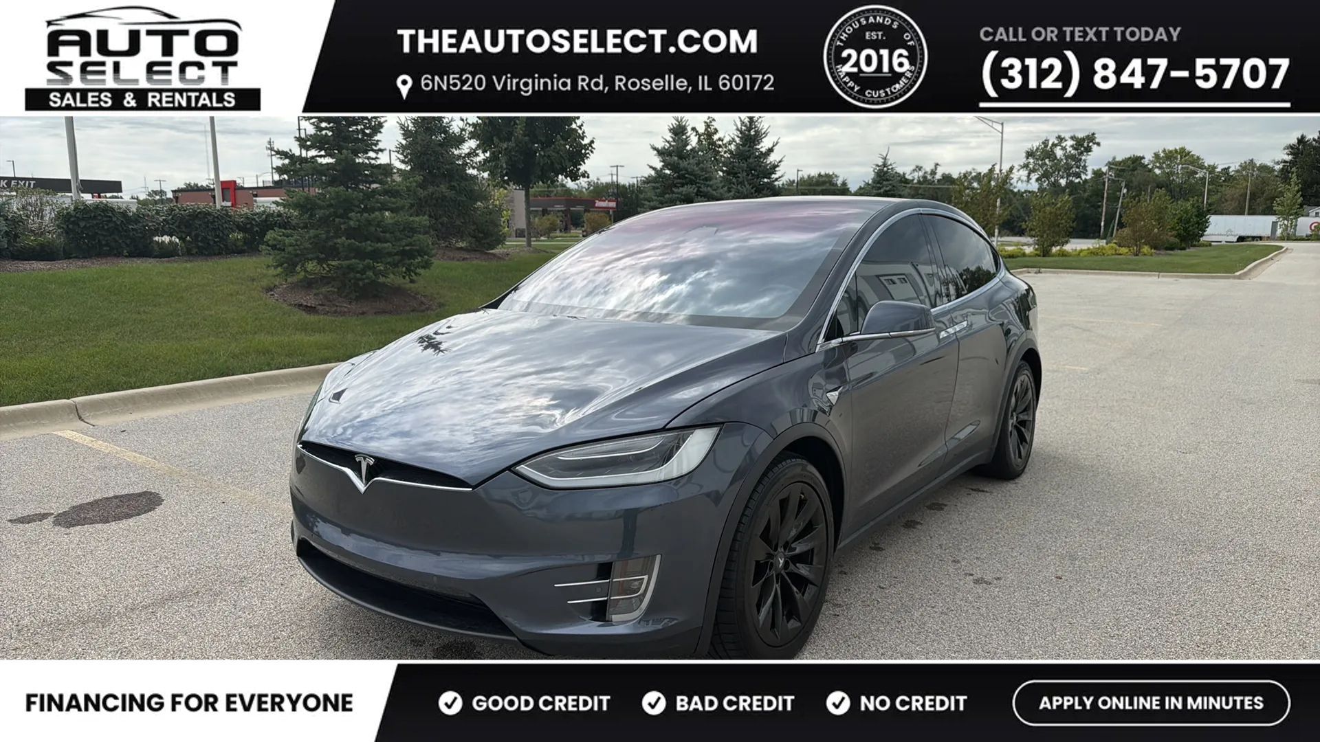 Used 2018 Tesla Model X 75D AWD/4WD image 1