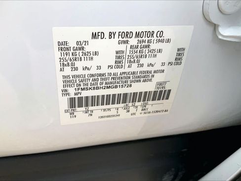 Used 2021 Ford Explorer 4WD w/ Class III Trailer Tow Package image 25